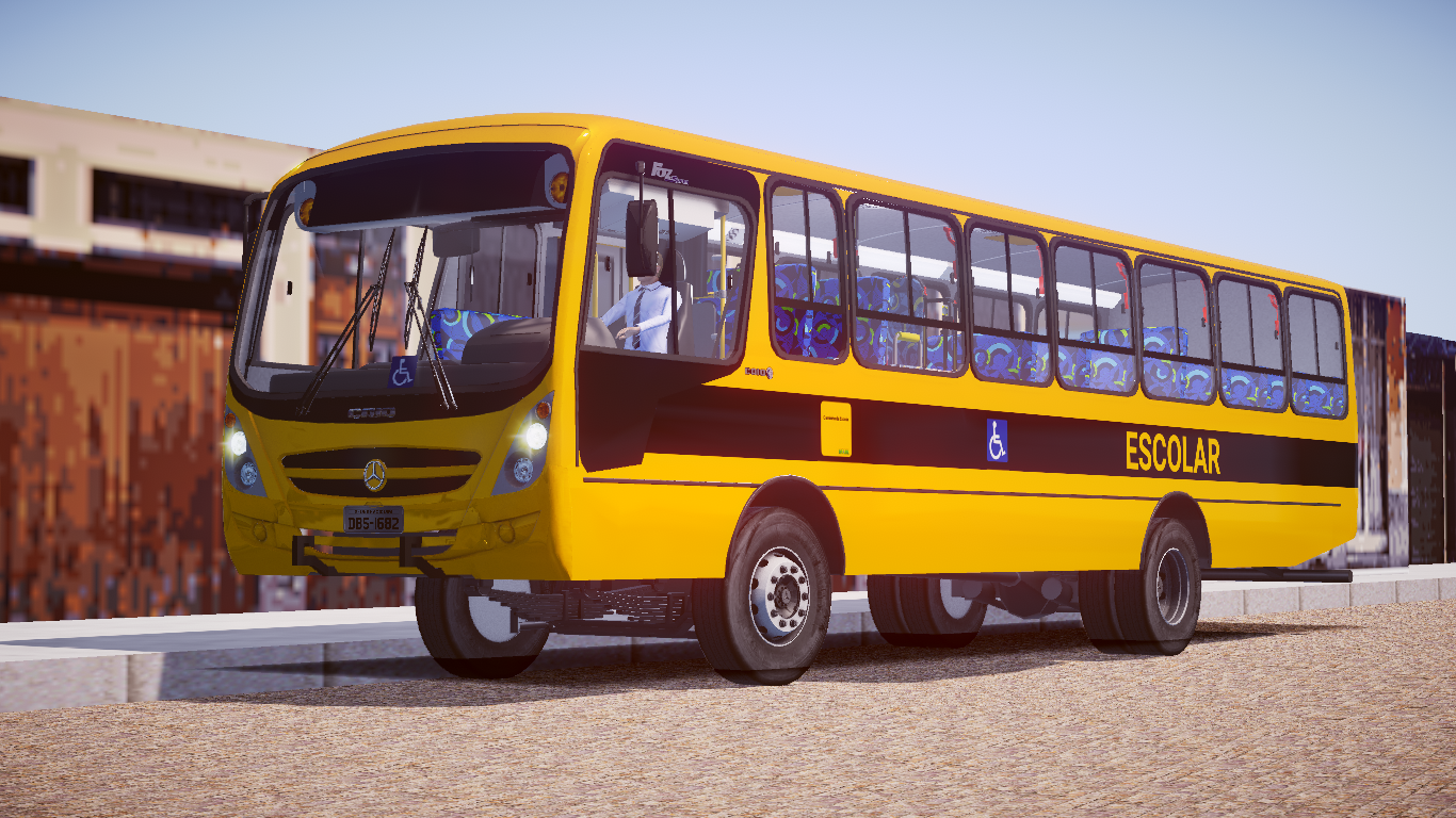 Mod do Caio Foz Super MB OF-1418R Escolar (fase2) – Proton Bus