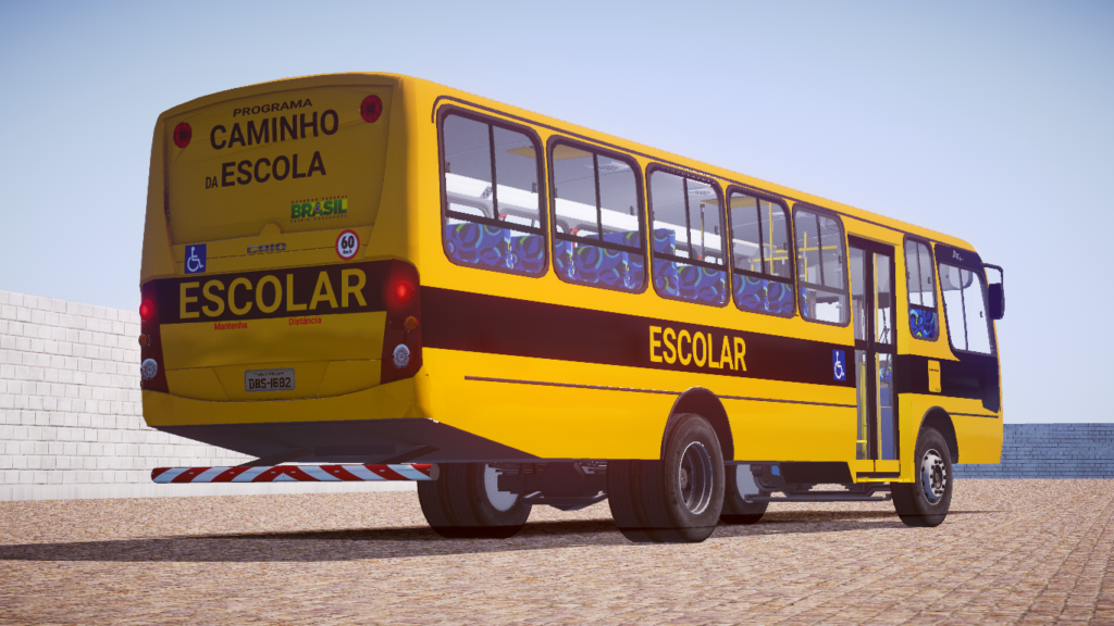 Ônibus Escolar Caio Foz Super Agrale 15.0 - Proton Bus Mods 