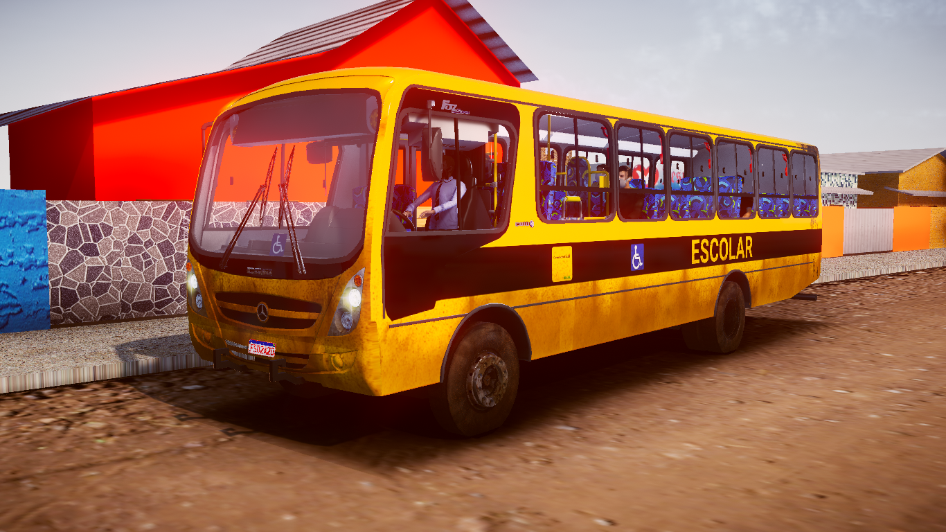 Ônibus Escolar Caio Foz Super Agrale 15.0 - Proton Bus Mods 