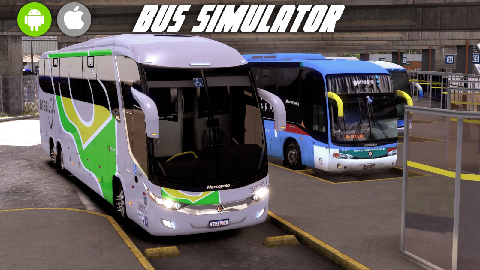 Bi Articulated Bus Driving  Proton Bus Simulator Urbano Android Gameplay 