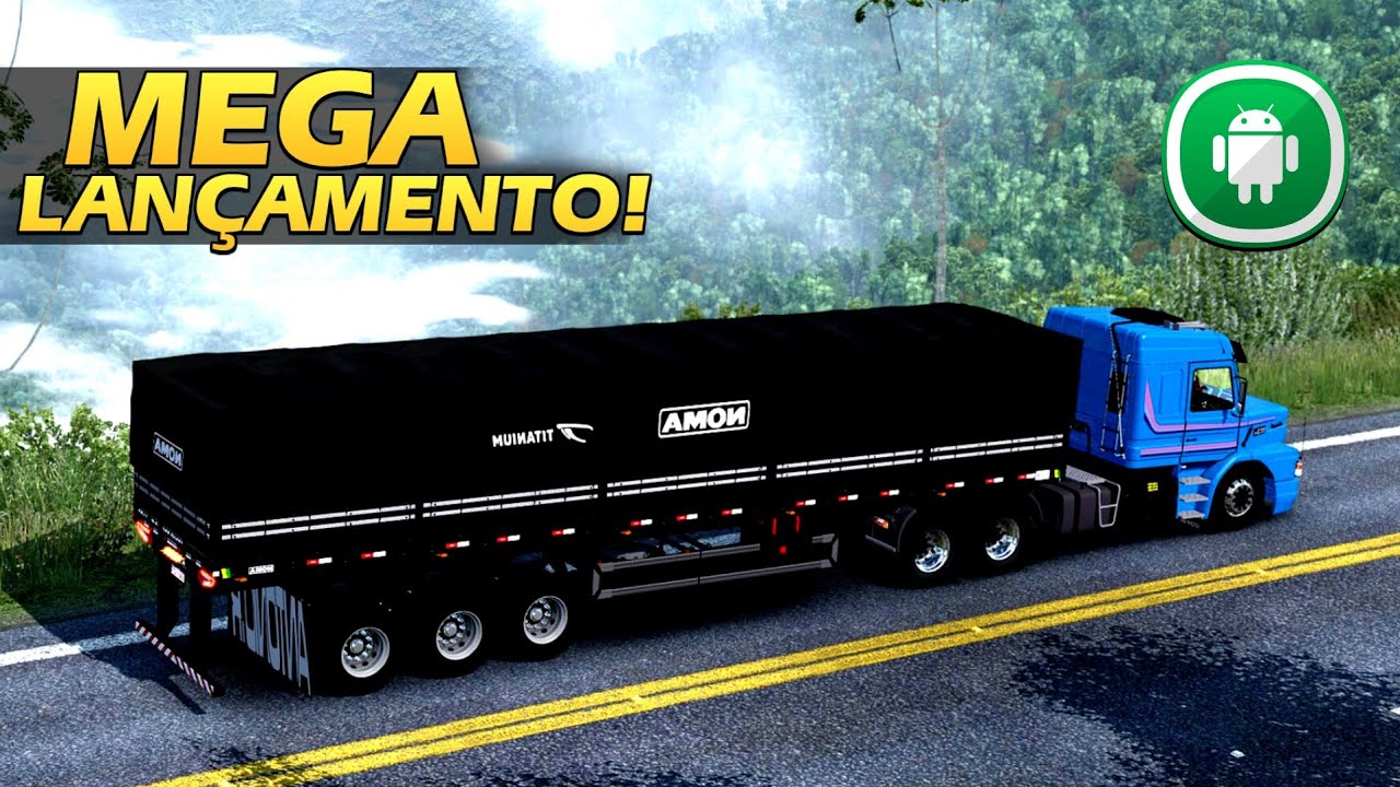 Novo Jogo de Caminhões Brasileiros Para Celular - MEGA LANÇAMENTO (TRUCK BR  SIMULADOR) 