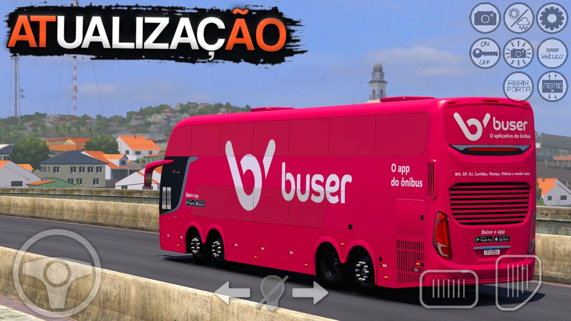 SAIU! Atualização do Jogo de Ônibus Brasileiro - Live Bus Simulator 